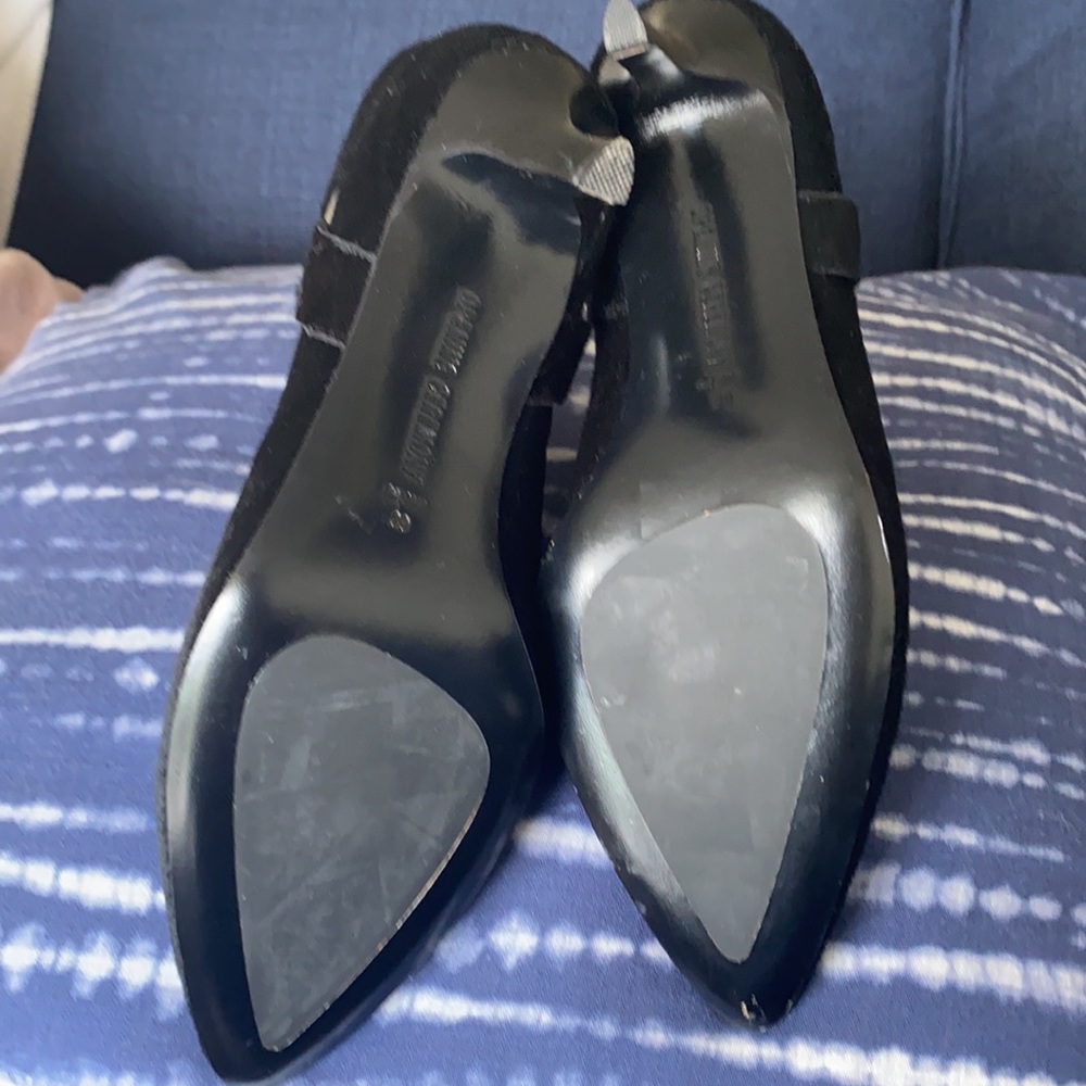 OPENING CEREMONY Sage Velvet Harness Bootie Sz 9 - Picture 4 of 4
